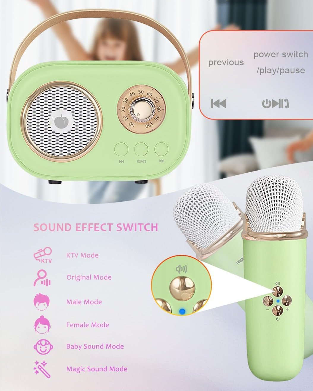 Magic Karaoke Set + gratis extra mic